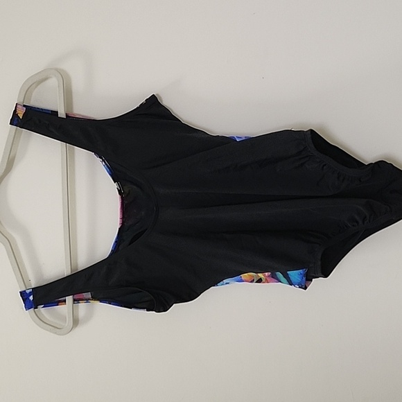 Longitude Coastal Rose Trip Front Ruched Sash Swim one-piece Size 8 - Picture 6 of 14